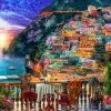 Coupon 👏 Vermont 🎄 Christmas Company 1000 Pieces Positano Sunset ✨ -BEACH & OCEAN Puzzles Shop 819273022691