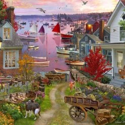Buy ❤️ Vermont 🎄 Christmas Company 1000 Pieces Evening In The Harbor 🧨