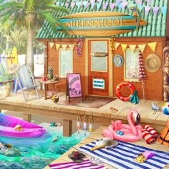 Budget ✨ Vermont 🔔 Christmas Company 1000 Pieces Surf School New 👍