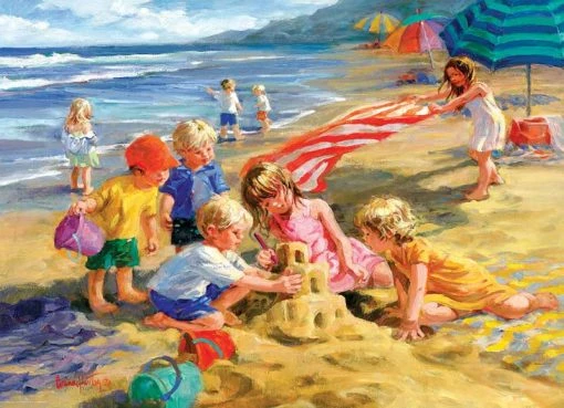 Hot Sale 🤩 Eurographics 300 Pieces Fun In The Sun ⭐ -BEACH & OCEAN Puzzles Shop 8300 0449