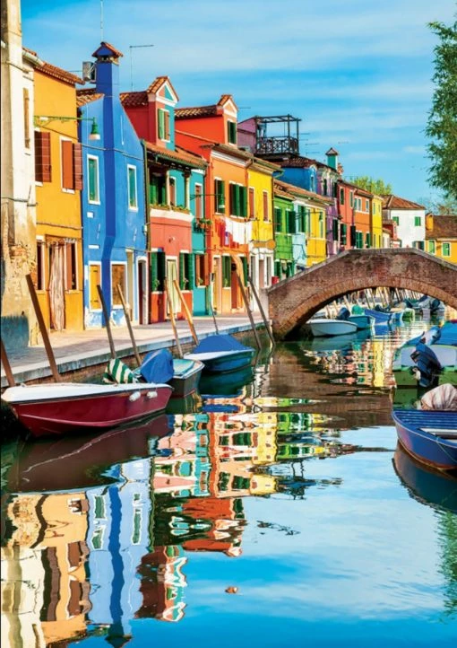 Deals 🧨 Educa 1000 Pieces Burano 🎁 -BEACH & OCEAN Puzzles Shop 8412688190238 1