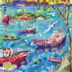 Wholesale ❤️ Colorcraft 1000 Pieces Boats At Sunset Bay ⭐