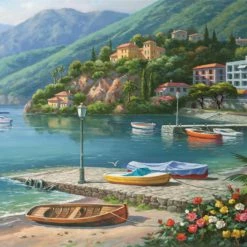 Brand new 🥰 Anatolian 1000 Pieces Hillside Harbor Cove 👍