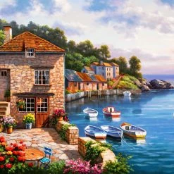 Cheapest ⌛ Anatolian 1000 Pieces Harbor Garden 🤩