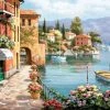 Outlet 🔔 Anatolian 1500 Pieces Villa De Lago 😍 -BEACH & OCEAN Puzzles Shop 8698543145245 1a