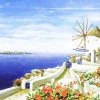 Cheap 🌟 Puzzlelife 1000 Pieces Santorini Beach 🌟