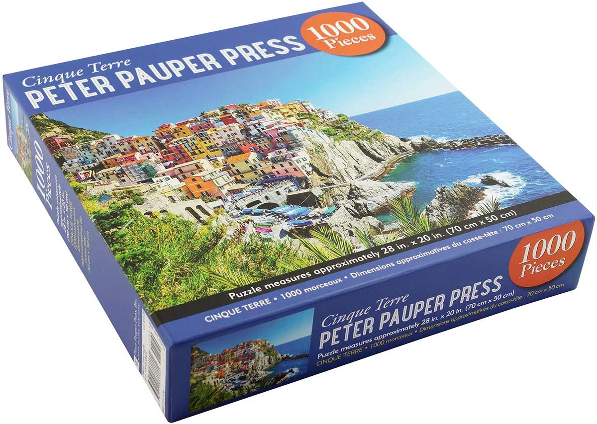 Promo ⨠Peter Pauper Press 1000 Pieces Cinque Terra 𧨠4 Promo ⨠Peter Pauper Press 1000 Pieces Cinque Terra 𧨠- Image 2