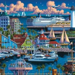Top 10 ✔️ Dowdle Folk Art 500 Pieces Long Beach ⭐