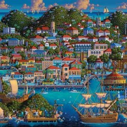 Outlet 🥰 Dowdle Folk Art 500 Pieces St. Thomas ✔️