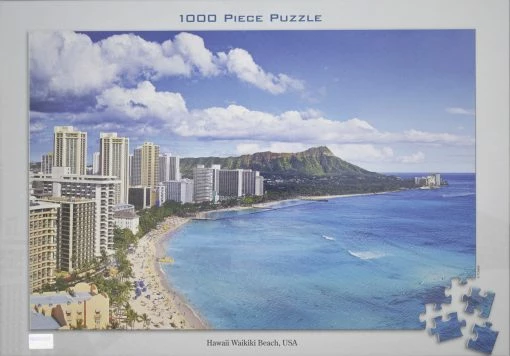 Best reviews of 🔔 Tomax Puzzles 1000 Pieces Hawaii Waikiki Beach 🤩 -BEACH & OCEAN Puzzles Shop UPC TOM100 242
