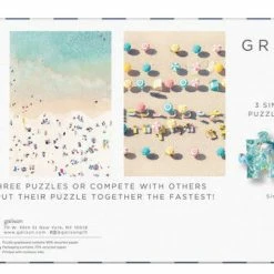Best Sale 👏 Galison 120 Pieces Gray Malin The Beachside 3 In 1 Puzzle Set 🛒 -BEACH & OCEAN Puzzles Shop graymalinthebeachside3in1puzzlegalison123