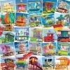Best Pirce 🥰 Eurographics 1000 Pieces Lifeguard Posts 👏 -BEACH & OCEAN Puzzles Shop lifeguardpostseurographics1000piecepuzzle1