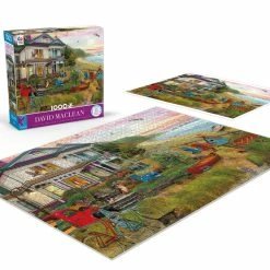 Top 10 ✨ Ceaco 1000 Pieces Oceanside Living ✨ -BEACH & OCEAN Puzzles Shop oceansidelivingdavidmacleanceacofrontmain3